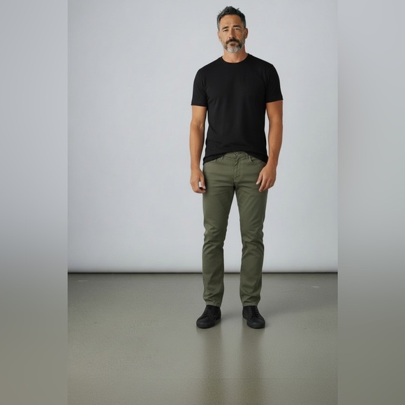 Quince Other - Mens Quince Comfort Stretch Traveler Pants 32x30 Olive Slim Fit 5 Pocket